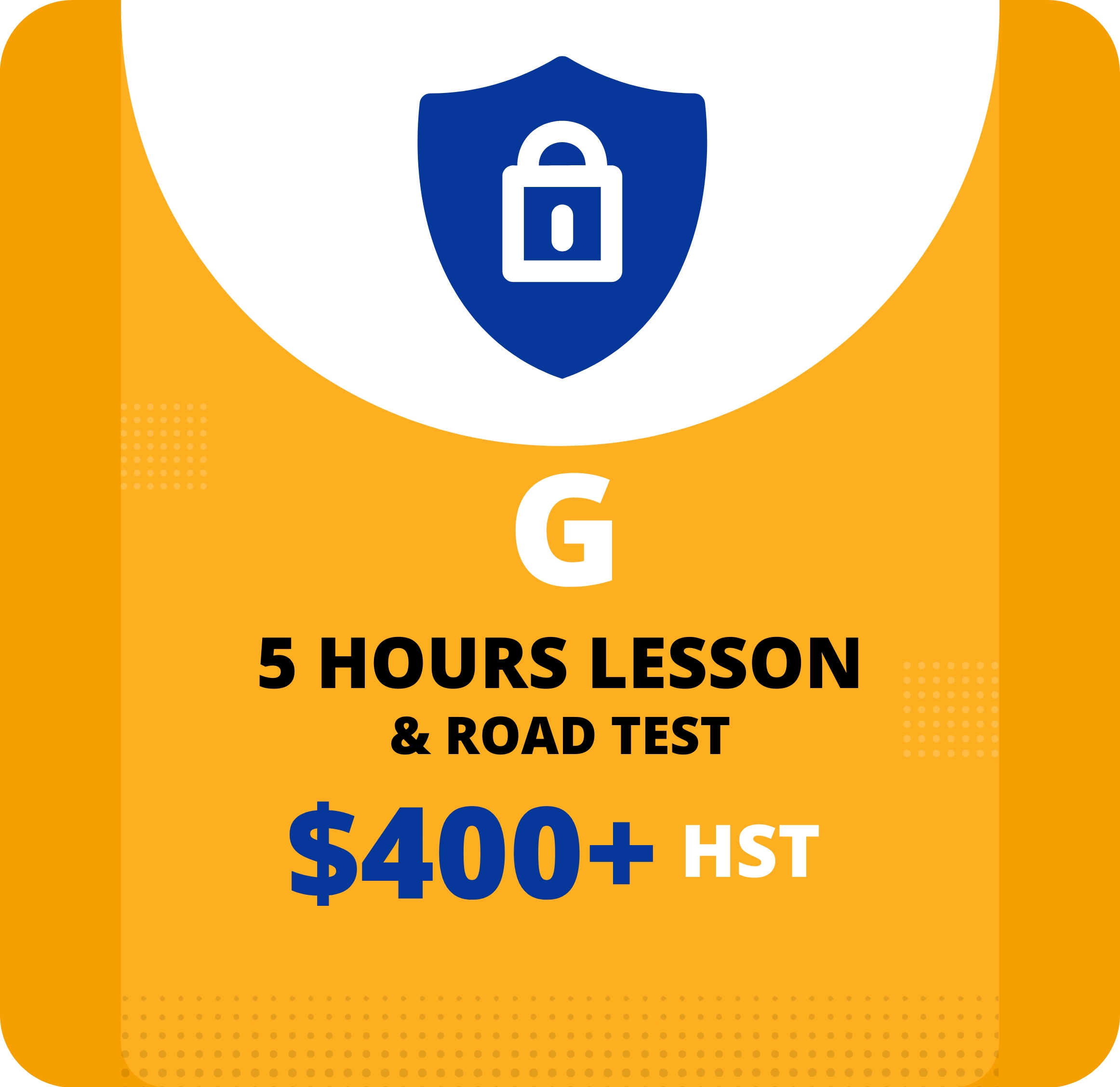 5 Hour Lesson & Road Test