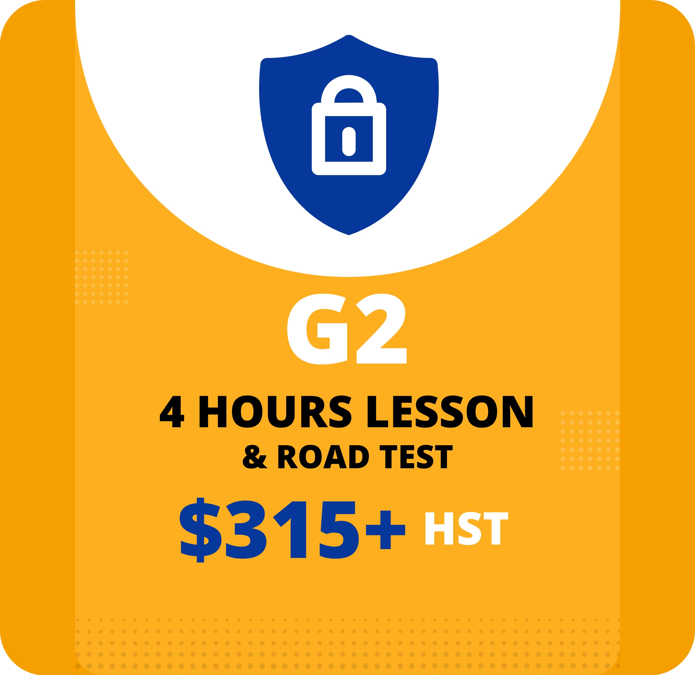 4 Hour Lesson & Road Test